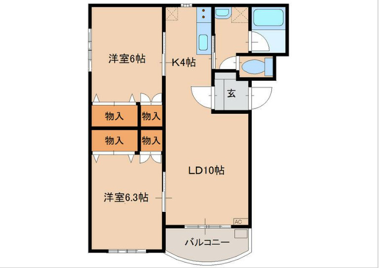 Apple上堂の間取り