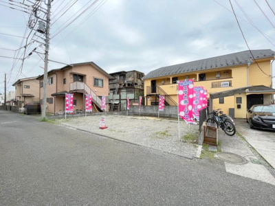 【前面道路含む現地写真】 | 弊社売主に付き仲介手数料不要 建築条件付売地　【全1区画】