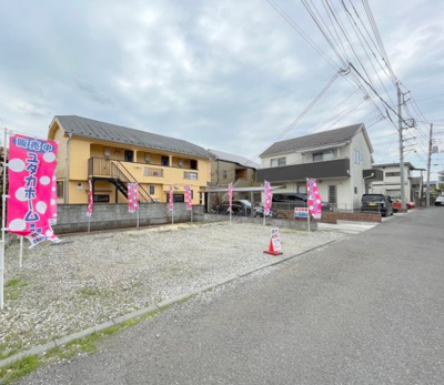 【前面道路含む現地写真】 | 弊社売主に付き仲介手数料不要 建築条件付売地　【全1区画】