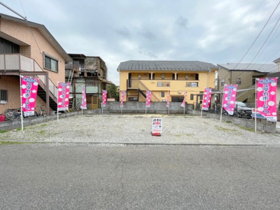 【前面道路含む現地写真】 | 弊社売主に付き仲介手数料不要 建築条件付売地　【全1区画】