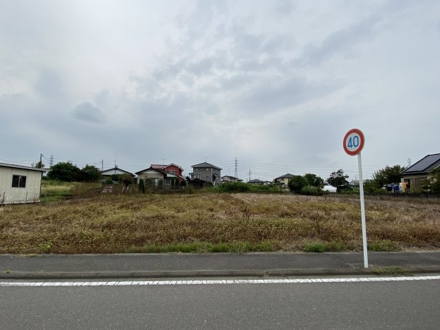 下野市柴　土地の外観