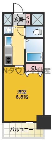 【間取り】 | プレサンス千種駅前ネオステージ | 間取りです。