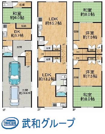 城東区諏訪3丁目中古戸建の画像