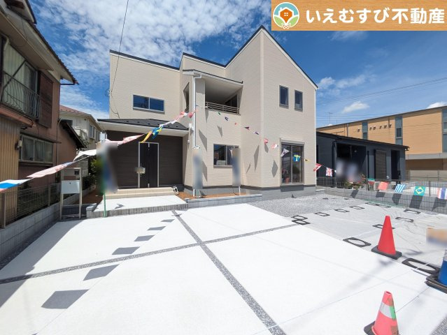 Livele Garden.S　行田天満の外観|【完成済み】ナチュラルな色合いで飽きのこない外観！
ゆっくりご内覧いただけますのでぜひ一度現地をご覧ください！夢が膨らみます♪