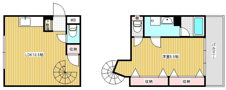 ラビーナ櫛原の間取り