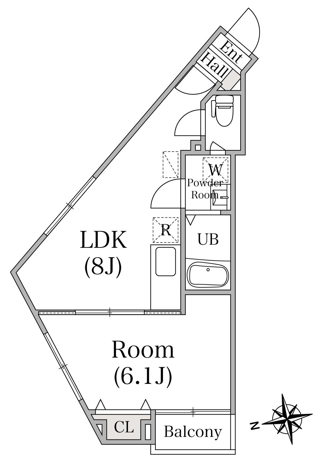 ベイホーム市川の間取り