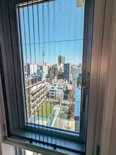 グランカーサ蔵前Ⅱの設備|8F眺望、目の前精華公園スカイツリー隅田川花火見えます