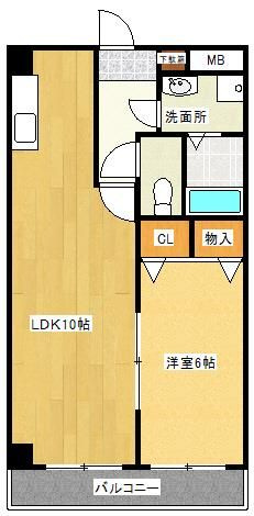 エテルネルソレイユⅢの間取り