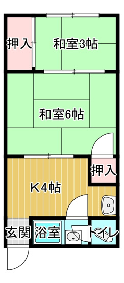 【間取り】 | 里上アパート