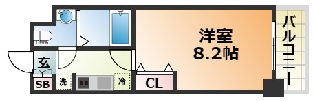 アプリーレ神戸元町の間取り
