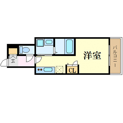 月光東蟹屋の間取り