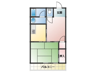 高倉アパートの間取り