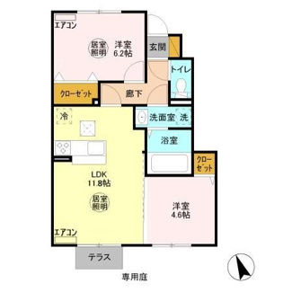 【間取り】 | サウスヒルズⅠ