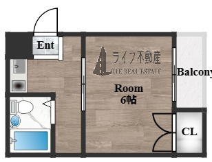 エスタイル小阪の間取り