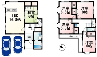 【間取り】 | 秋葉台