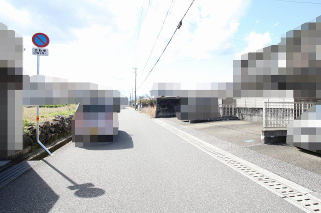 一ツ橋　１号地　建築条件付　売土地　（全6区画）の前面道路含む現地写真