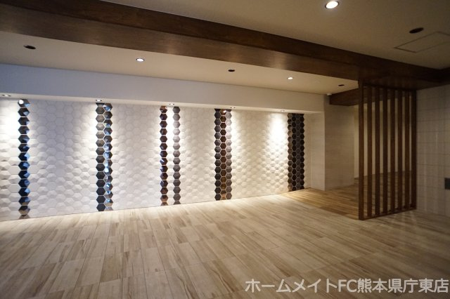熊本市中央区水前寺６丁目の賃貸マンションのロビー