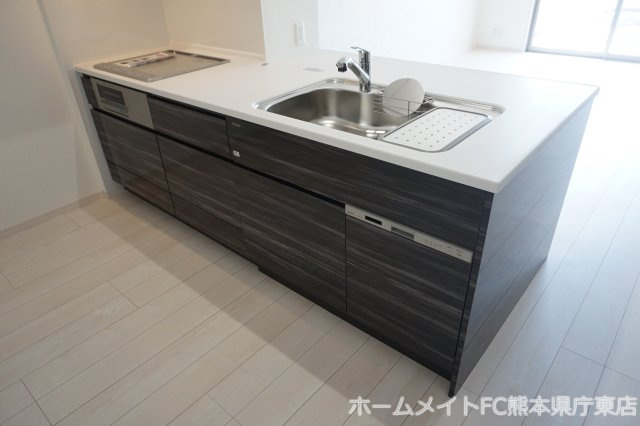 熊本市中央区水前寺６丁目の賃貸マンションのキッチン