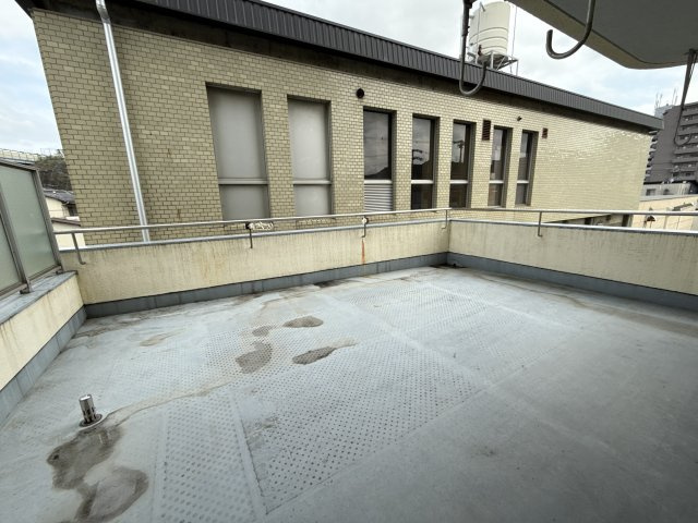 あづみマンションのバルコニー