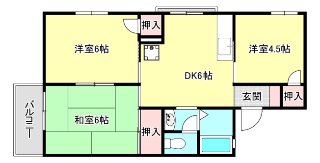 【間取り】 | クオリティ篠原