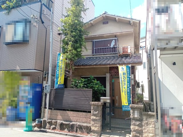 大阪市阿倍野区丸山通2丁目　土地の外観|南向き　前面道路が広い住宅地です