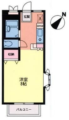 シティフラットの間取り