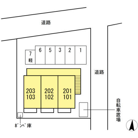 フォンターナの区画図