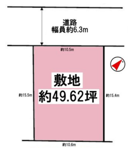明石市北朝霧丘　土地の土地図|●資料・カタログのご請求無料●現地見学可能●建築条件なしの為、お好きなハウスメーカーにて建築可能です