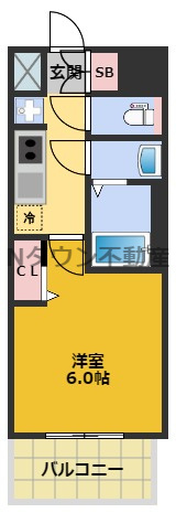 【間取り】 | プレサンス大須観音フィエスタ | 間取りです