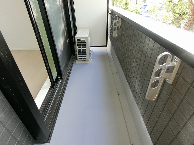 ドエル小松SOUTHのバルコニー