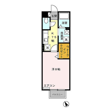 ボン・ヴォヤージュ　Ａ　　刈谷市近郊の賃貸はクラスホーム刈谷店の間取り