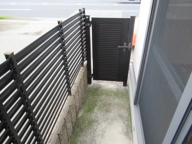 ハイネス野添南のバルコニー