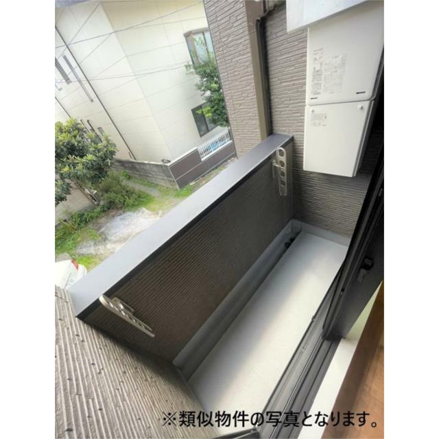熊本市西区蓮台寺１丁目のアパートのバルコニー