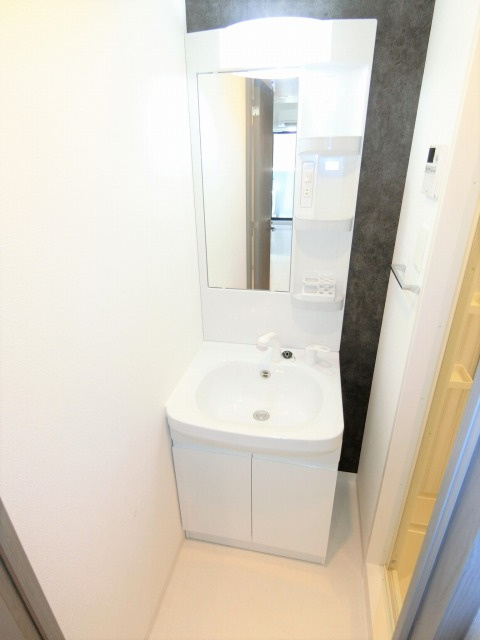 S-RESIDENCE谷町五丁目の独立洗面台