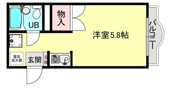【間取り】 | アメニティハイツ上ヶ原壱番館