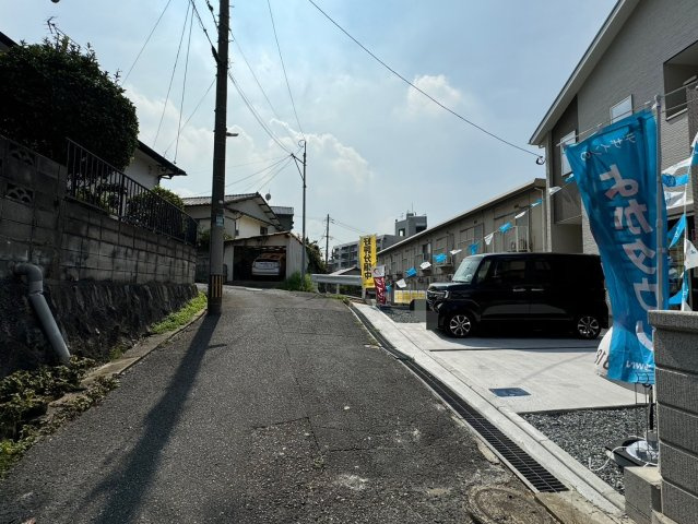 ーBloomーブルームー小倉北区板櫃町　【小倉北区　新築戸建て】の前面道路含む現地写真|日明小まで徒歩18分♪　【小倉北区　新築戸建て】