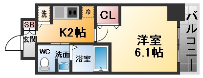 【間取り】 | エスリード西宮北口第２