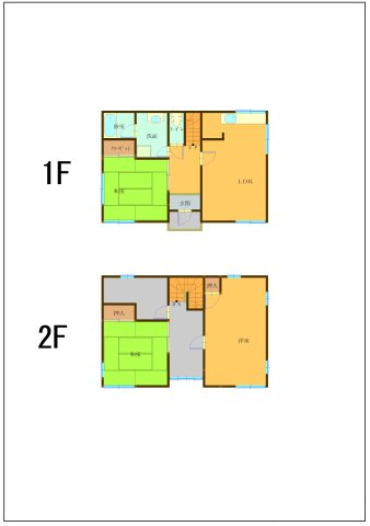 AU貸家住宅の間取り