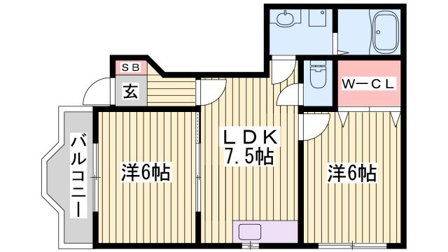 ルマージュ神戸３番館の間取り