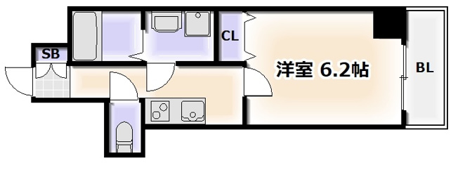 【間取り】 | グランパシフィック花園北Ⅱ