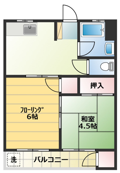【間取り】 | 佐伯コーポ