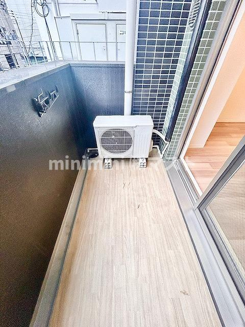 プレサンス新町ウィズジョイのバルコニー