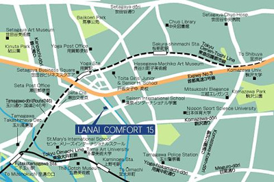 【地図】 | ラナイコンフォート１５