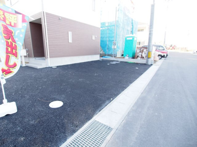 【駐車場】 | Cradle garden　本宮中台第2　2号棟 | 出し入れしやすい駐車場です♪