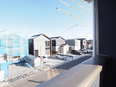 【展望】 | Cradle garden　本宮中台第2　3号棟 | 道路に接した閑静な住宅街です♪