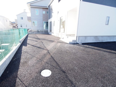 【駐車場】 | Cradle garden　本宮中台第2　3号棟 | 出し入れしやすい駐車場です♪