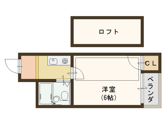 【間取り】 | アパートメント住之江