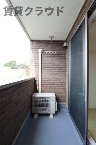 Ｍ　Ｎ　Ｒ．Ⅱのバルコニー|お洗濯にも便利なバルコニー付き