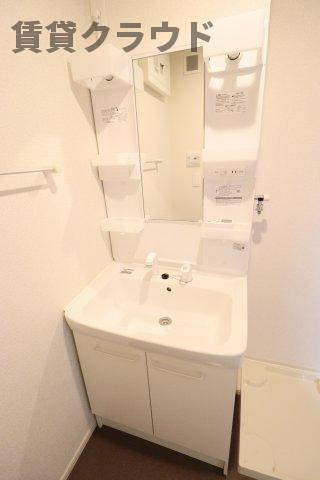 Ｍ　Ｎ　Ｒ．Ⅱの洗面所|スペースが確保できる洗面所です