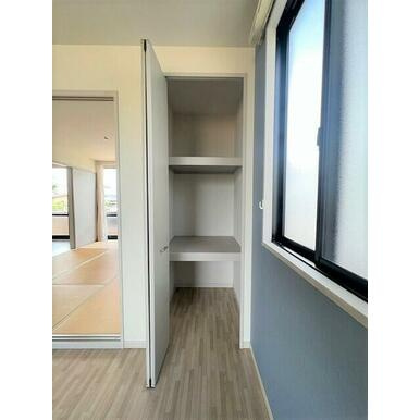 熊本市東区長嶺東９丁目のアパートの収納